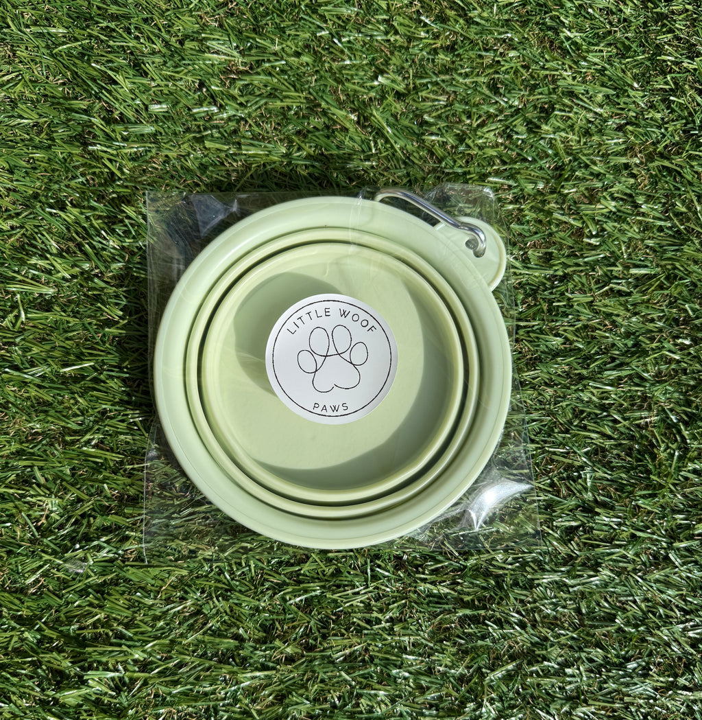 Opvouwbaar bakje 350 ml - pastelgroen