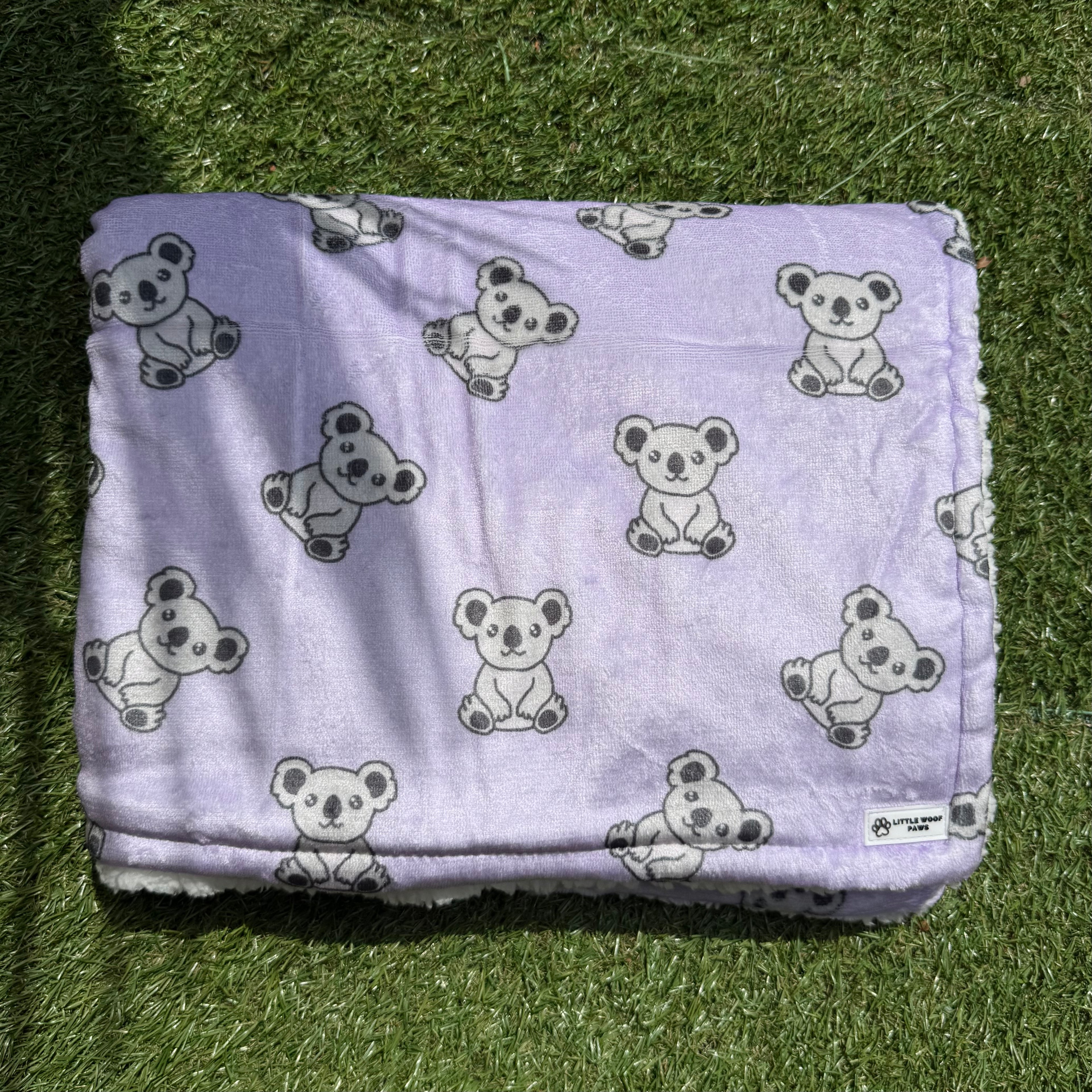 Hondendeken paars met koala’s - Kiss & Koala